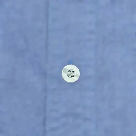 CLASSIC BLUES Oxford Dark Blue long-sleeved cotton button-down shirt EUC XL - Picture 3 of 9